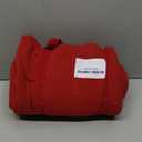 ROLLEE POLLEE Nap Sac Roll Up Napping Blanket with Attached Pillow for Preschool/Daycare, Super Soft with Elastic Straps, Fits Most Mats and Cots (Red)