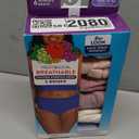 Fruit of the Loom womens Breathable Underwear, Regular, Brief - Cotton Mesh - 6 Pack Assorted Colors, 8 US