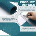 Pangda 1 Pcs 36 x 48 in Large Self Healing Cutting Mat for Sewing, Green