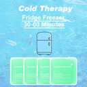 2 x Reusable Cooling Helmet Gel Packs - Hat Inserts for Hard Hats & Caps Plus Universal Cold Therapy Wrap | 4-Hour Relief for Headaches, Injuries, Construction & Heat