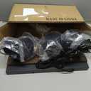 SEEBLEN 3-Light Kitchen Light Fixtures, Adjustable Ceiling/Wall Mount Spotlight, Industrial Black Track Lighting for Living Room, Dining Room, Hallway, Bathroom