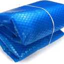7ft Blue Square Swimming Pool Solar Covers Spa Protective Cover - Insulation Energy Saving & Environmental Protection