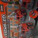 4-in-1 Take Apart Toys Truck with Electric Drill, DIY Assembly Fire Truck Toy Vehicles, Kids STEM Building Educational Cars Toys, Birthday Gifts for Age 3 4 5 6 7 8 Years Old Boys Girls