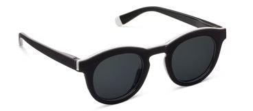 PEEPERS BEVERLY SHORES POLARIZED SUN BLACK 0.00 GLASSES