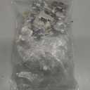 Chibery 10 Pack 1-1/4" Overlay 3D Soft Close Concealed Hinge, Face Frame Door, Small Angle Slow Close, Self Closing Hidden Satin Nickel, 105 Concealed Stainless Steel Hinges for Kitchen Cabinet Door