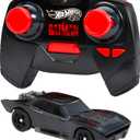 Hot Wheels RC Batmobile from The Batman Movie in 1:64 Scale, Remote-Control Toy Car, Works On & Off Track