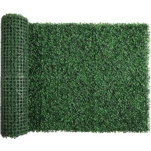 Luyue Boxwood Roll Panels 40 X 120 in(33.33 sqft), Artificial Grass Wall Rolls Artificial Ivy Privacy Fence Wall Screen Boxwood Hedge Panels Greenery Backdrop for Patio Balcony Fence Privacy Covering
