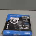 RETRUE Heavy-Duty Universal Coupler Lock Trailer Locks Ball Hitch Trailer Hitch Lock Adjustable Security Steel Fits 1-7/8 Inch, 2 Inch, 2-5/16 Inch Couplers Grey & Silver