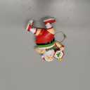 Kurt Adler 4.375-Inch Resin Pickleball Santa Ornament