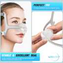 AirFit N20 Replacement Mask Cushion Small - 2 Packs Optimized Comfort & Secure Seal Nasal Cushions Compatible with Original Frame, Masks Accessories Replacement Supplies (S)