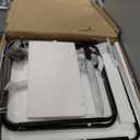 Square Nesting Coffee Table Set of 2, 23.6"+19.7" Nesting Tables,Small Square Coffee Table with Fluted,Center Table for Living Room Bedroom Office Balcony Yard (Walnut)