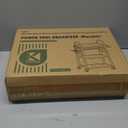 KAFAHOM Power Tool Organizer  4 Tier Rolling Tool Cart with 812 Drill Holder,Tool Storage Cart on Wheels  Heavy Duty Metal Utility Tool Shelf for Garage, Workshop, Warehouse & Repair Shop