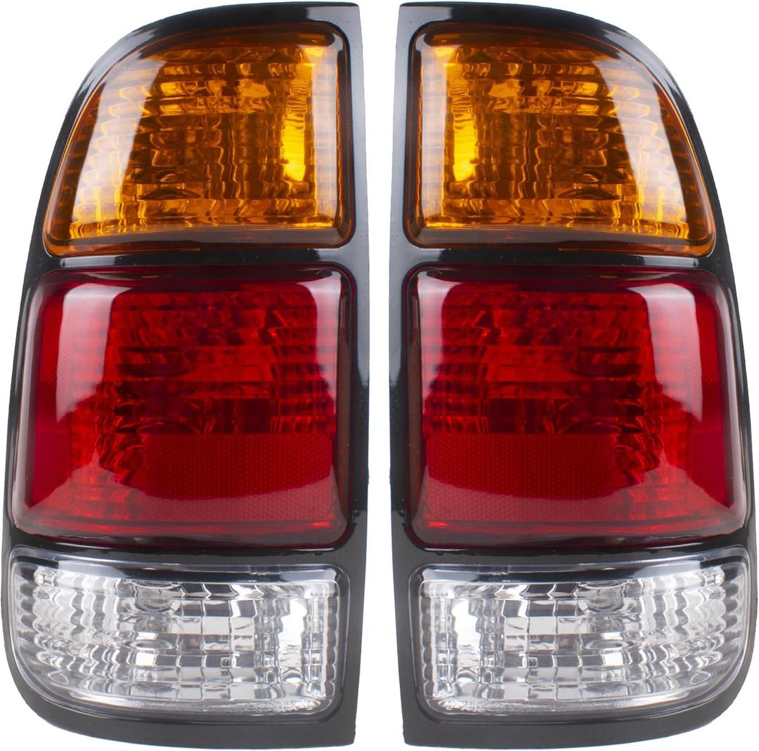 Boine Tail Light Compatible With 2000 2001 2002 2003 2004 2005 2006 Toyota Tundra Driver and Passenger Side Rear Light Brake Lamps Replaces 81550-0C010 81560-0C010 - Bulb Included