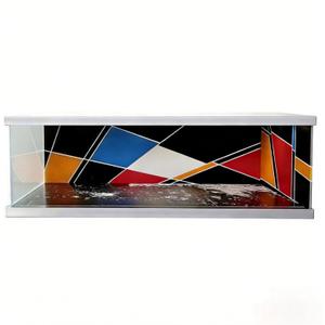 Diorama Display Case Compatible for Hot Wheels Matchbox Mini GT Diecast Cars,Stackable 1/64 1/43 1/18 Car Garage Showroom Parking Lot Scene Display Model with Three-Color Dimmable Light (E, 1/43)