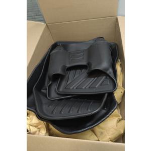 KUST Floor Mats for 2018-2022 Ford EcoSport Accessories, TPE Rubber All Weather Car Mats for EcoSport, Front Rear 2 Row Liners, High Edges, Non-Slip (US Model Only)