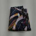 Womens Sleeveless Jumpsuits Adjustable Spaghetti Strap Stretchy Long Pant with Pockets Large Leopard