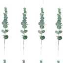 10 pcs Simulated Eucalyptus Leaves Flowers Decor Household Decor Wedding Decorations for Ceremony Home Decor Realistic Eucalyptus Leaves Faux Branches Cutting Artificial Silk