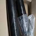 2-Pack Black Stretch Wrap 18" x 1000 Feet 80 Gauge Industrial Strength with Plastic Handle, Plastic Pallet Supplies Durable Self-Adhering for Packing, Moving, Heavy Duty Shrink Film Rolls