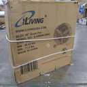 Uthfy 21800 CFM Heavy Duty Industrial Drum Fan, 36 Inch 600W High Velocity Floor Fan with 3 Speeds, 360° Tilt Metal Garage Fan for Warehouse, Commercial, Workshop, Factory and Basement