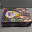 Dan&Darci Arts and Crafts Vault - Craft Supplies Kit in a Box - Gift for Kids Ages 4 5 6 7 8 9 10 11 & 12 Year Old Girls & Boys - Crafting Set Kits - Gift Ideas for Kid Art Activity Gifts