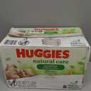 Huggies Natural Care Sensitive Baby Wipes, Unscented, Hypoallergenic, 99% Purified Water, 12 Flip-Top Packs (768 Wipes Total)