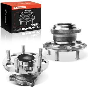 A-Premium 2 x Rear Wheel Bearing and Hub Assembly with 5-Lug Compatible with Honda CR-V 2007-2011, Accord Crosstour 2010-2011, Crosstour 2012-2015, FWD Only