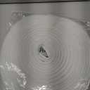 BBTO Weather Stripping Door Seal Exterior Weather Strip for Window V-Shaped Foam Kerf Garage Door Gap Blocker Soundproof Home Improvement Easy to Install(40 Feet, White)