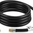 only fire 10 Ft Propane Extension/Appliance Hose, 1/4" Male NPT x 1/4" Female Ball Seat Pipe Swivel Fitting Propane Hose for RV, Gas Grill, Fire Pit, Turkey Fryers, Camper