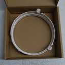 For 5.9 inch Portable Air Conditioner Exhaust Duct Interface, White Plastic Connector Ring, Universal Hose Tube Adapter