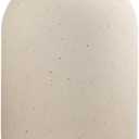 Beige Ceramic Vase, Dry Flower Vases Minimalism Style for Modern Table Shelf Home Decor, Fit for Fireplace Bedroom Kitchen Living Room Centerpieces Office Desk Best Decoration(Beige) (Large)