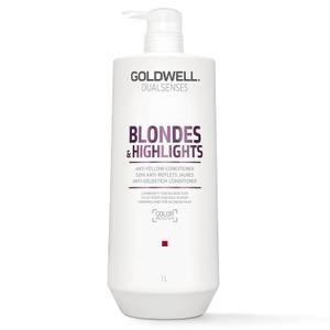 Goldwell Dualsenses Blondes & Highlights Anti-Yellow Conditioner (33.8 Fl Oz (Pack of 1))