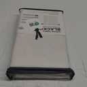 100% Blackout Shield Linen Blackout Curtains for Bedroom 84 Inches Long, Back Tab/Rod Pocket Living Room Drapes, Thermal Insulated Blackout Curtains 2 Panels Set, 50" W x 84" L, Cream