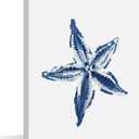 BIWSHA Vintage Coastal Beach Starfish Wall Art Decor, Coastal Beach Home Room Decor, Nautical Ocean Starfish Beachy Canvas Wall Art Prints Decor for Home Bedroom Living Room, 11x14 Inch