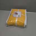 Best Season Cotton Queen Size Bed Sheets Set (Yellow Color) 4 Piece - 100% Cotton Sheet Sets with Envelope Pillow case Deep Pocket, Breathable, Durable & Easy to Clean