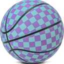 Kids Youth Basketball Size 5 (27.5") Indoor Outdoor Basketball Premium Rubber for Boys Girls Play on Backyard, Park, Beach & Waterproof for Pool Games (bluPurple)