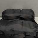 Waterproof Outdoor Blanket 82X 55 Packable, Stadium Blankets for Camping with Sherpa Fleece Lining, Large Windproof Emergency Throw for Garss Picnic Hiking Road Trip, Machine Washable, Black 300GSM