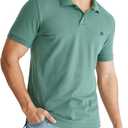 Aeropostale Men's Aero Uniform Polo Short Sleeve (Green, S)