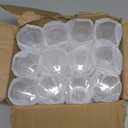 Meanplan 48 Pack Restaurant Grade 8 oz Plastic Cup Break Resistant Drinking Glasses Reusable Clear Cup Stackable Shatterproof Drink Tumblers for Cafe Party Catering Supplies (Frosted)