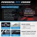 LAUNCH X431 PRO Star [2025 Lastest Version] Bi-Directional Diagnostic Scanner, 37+ Services, ECU Coding, Full System OBD2 Scan Tool with CANFD, DoIP, FCA AutoAuth, Quick Guided, 2 Years Free Update