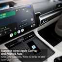 5.5 Inch Short USB-C to USB-C 2.0 Right Angle Cable, 90 Type-C Data Cable for CarPlay or Android Auto, Compatible Z3