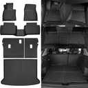 NQOQN Custom Fit Floor Mats for Mazda CX-30 2020-2025 2026, All Weather TPE Floor Liners with Trunk Mat & Backrest Protectors, Odorless Full Set Interior Accessories