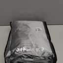 PRIMROSE Dark Grey Velvet Curtains 102 inch Long for Living Room, Set of 2 Panels Blackout Rod Pocket Back Tab Window Treatment Room Darkening Heavy Decorative Curtains Drapes for Bedroom