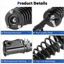 Rear Struts Assembly Fit for 1997-2001 Toyota Camry 2.2L, 1999-2003 Solara, Shock Absorber & Sway Bar End Link, Replace for 531681 531680 4Pcs