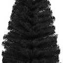 CCINEE 3 Feet Christmas Tree Decor with Stable Stand Artificial Full Black Tree Xmas Decorations for Themed Party Indoor Outdoor Living Room Home