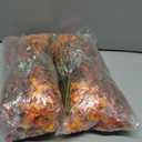 2 x 16 Bundles Artificial Mums for Outdoors Garden Home Decoration Fake Mums 2 Style Faux Silk Daisy for Outside Planter Front Porch Patio Indoor Home Wedding Garden Porch Window Box Planter Decoration