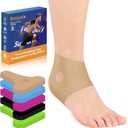 Precut Kinesiology Tape for Ankle, Upgraded Ankle Tape Athletic 12PCS, KTQUICK Tape for Ankle Support & Pain Relief, 5% Stronger Adhesive, Waterproof & Breathable Cotton Kinesiology Tape Ankle(Beige)