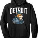 Detroit Tiger Apparel for men women, Detroit Rock City Tiger Pullover HoodieXL