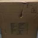 Garvee 13 gal / 50 L Metal Kitchen Trash Can with Lid, Slim Rustproof Garbage Can, Large Step-on Trash Bin with Inner Bucket, Rear Handle, Soft Close Lid, Black