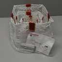 3-Piece Lighted Gift Boxes - Pre Lit Christmas Decoration with Ribbons for Indoor/Outdoor Use (8in) - Weather Resistant Yard Home Decor with Warm UL Lights