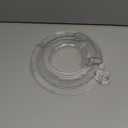 Pouring Shield for KitchenAid Tilt Head 4.5-5 QT (for Stainless Steel Bowls Only), for Kitchen aid Accessories and Attachments, Fully Enclosed Foldable Lid Mixer Bowl Cover & Flour Funnel (Clear)